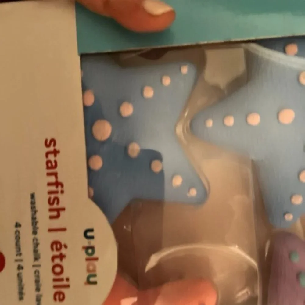 Chalk / Washable‎ Chalk /Starfish Themed (new)
